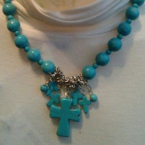 BEUTIFUL! MULTY CROSS NECKLACE,set